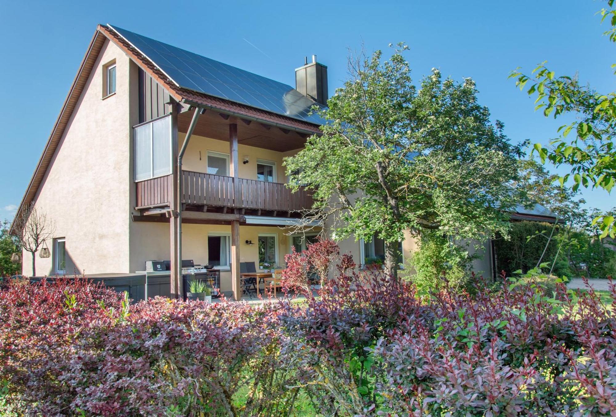 Ferienwohnung Apfelblüte Burgbernheim Exterior foto